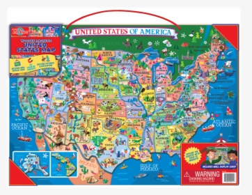 Usa Map Magnetic Puzzle, HD Png Download, Transparent PNG