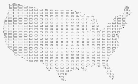 United States Map Grid Design Ii - Ascii Tabelle, HD Png Download, Transparent PNG