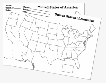 Blank States Map, HD Png Download, Transparent PNG
