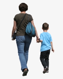 Cut Out Children And Mother Png, Transparent Png, Transparent PNG