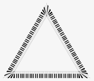 Piano Keys Triangle Clip Arts - Piano Keys Png Triangle, Transparent Png, Transparent PNG