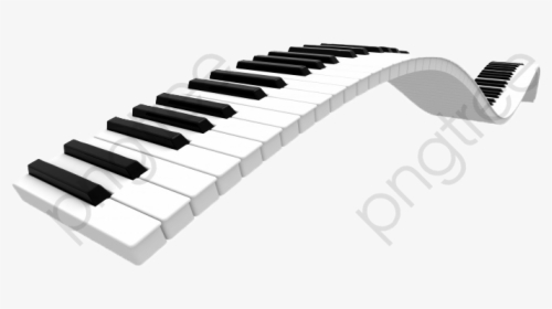 Keyboard Piano Png - Transparent Music Keyboard Png, Png Download, Transparent PNG