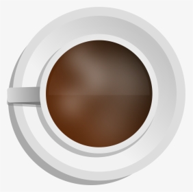 Realistic Coffee Cup - Coffee Cup Vector Top Png, Transparent Png, Transparent PNG