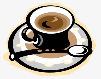 Vector Illustration Of Espresso Coffee In Mug With - Espresso Clipart Png, Transparent Png, Transparent PNG