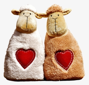 Sheep, Love, Heart, Valentine S Day, Cute, Together - Sheep Love Heart, HD Png Download, Transparent PNG