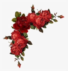 Red Flowers Png - Red Flowers Border Png, Transparent Png, Transparent PNG