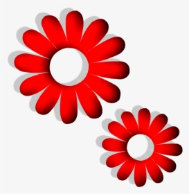 Red Flower Vector Png, Transparent Png, Transparent PNG