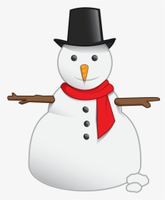 Free Snowman Clipart - Transparent Background Snowman Clipart, HD Png Download, Transparent PNG