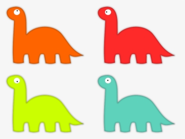 Dino, Dinosaur, Dragon, Lizard, Fantasy, Colors - Dinosaur Clipart Simple, HD Png Download, Transparent PNG