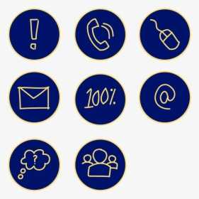 Business Icons, Hand Drawn Icons, Blue Icons - Sales Badges, HD Png Download, Transparent PNG