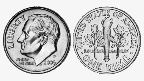 Roosevelt Dime 2005 Combined - Liberty In God We Trust 2006, HD Png Download, Transparent PNG