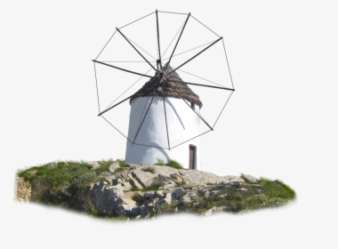 Greek Windmill Png, Transparent Png, Transparent PNG