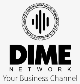 Dime Logo Black With Slogan, HD Png Download, Transparent PNG