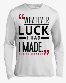 Luck - Long-sleeved T-shirt, HD Png Download, Transparent PNG