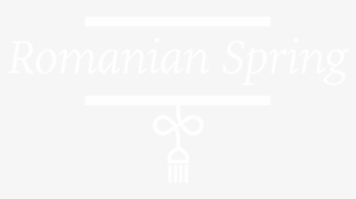 Romanian Spring Logo - Johns Hopkins Logo White, HD Png Download, Transparent PNG