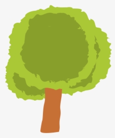 Mustache Clipart Tree - Short Tree Clip Art, HD Png Download, Transparent PNG