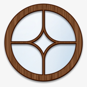 Window, Wood, Pane, Architecture, Frame, Glass - Circle Wooden Window Frame, HD Png Download, Transparent PNG