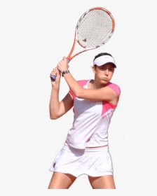 Tennis Player Woman Front - Tennis Player Transparent Background, HD Png Download, Transparent PNG