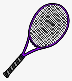 Tennis Racket, Purple - Tennis Racket Transparent Background, HD Png Download, Transparent PNG