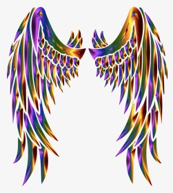 Clipart Chromatic Angel Wings Within Angel Wings Clipart - Angel Wings Design, HD Png Download, Transparent PNG