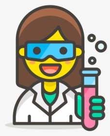 159 Woman Scientist - Scientist Icon Png, Transparent Png, Transparent PNG