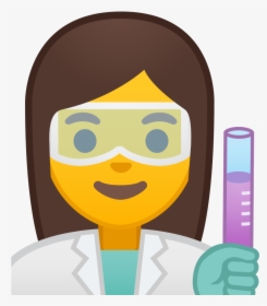 Woman Scientist Icon - Scientist Emoji, HD Png Download, Transparent PNG