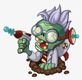 Electricity Clipart Mad Scientist - Scientist Zombie Pvz Heroes, HD Png Download, Transparent PNG