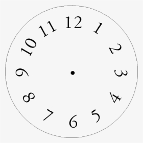 Clock Numbers Png - Clock Face Numbers Png, Transparent Png, Transparent PNG