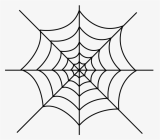 Corner Vector Png - Spider Web Drawing, Transparent Png, Transparent PNG