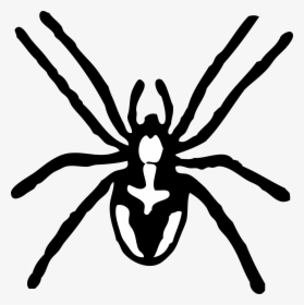 Itsy Bitsy Spider Free - Spider Clipart Black And White, HD Png Download, Transparent PNG