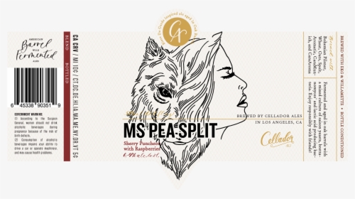 Ms Pea Split Label Web - Illustration, HD Png Download, Transparent PNG