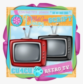 Retro Tv Script - Portable Network Graphics, HD Png Download, Transparent PNG