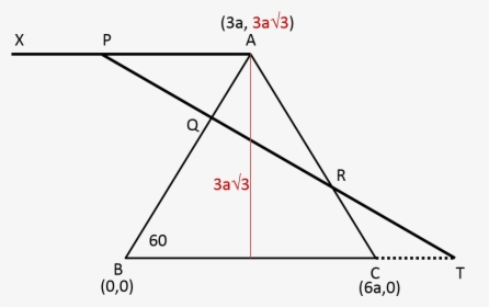 Transparent Equilateral Triangle Png - Give Me The Points Of A Equilateral Triangle, Png Download, Transparent PNG