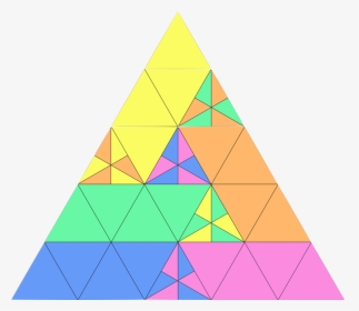 Equilateral Triangle Divided Into Equal Parts, HD Png Download, Transparent PNG