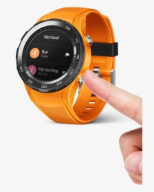 One Press To Start One Press To Start - Huawei Watch 2 Dynamic Orange, HD Png Download, Transparent PNG