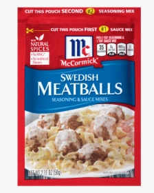 Mccormick® Swedish Meatballs Seasoning & Sauce Mix - Mccormick Swedish Meatballs, HD Png Download, Transparent PNG