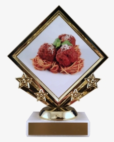 Meatball Diamond Logo Trophy On Marble Trophy Schoppy - Corn Dog Award, HD Png Download, Transparent PNG