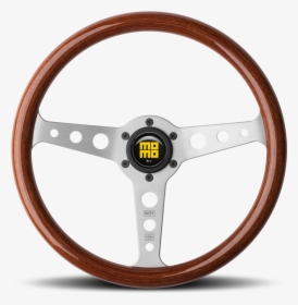Momo Heritage Indy Wood Steering Wheel - 10 Wooden Steering Wheel, HD Png Download, Transparent PNG