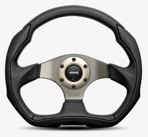 Momo Steering Wheel Eagle Black Leather Anthracite - Momo Italy Steering Wheel, HD Png Download, Transparent PNG