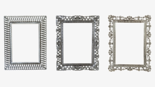 Frame, Metal Frame, Decorative, Silver, Creativity - Transparent Ornate Frame, HD Png Download, Transparent PNG