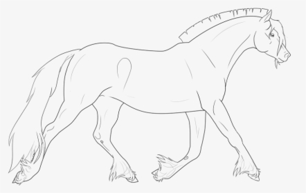 Horse Official By Rising - Line Art, HD Png Download, Transparent PNG