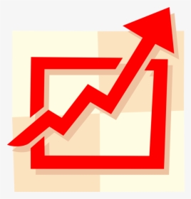 Vector Illustration Of Infographic Sales Profit Chart - Vector Graphics, HD Png Download, Transparent PNG