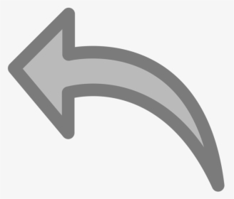 Logo,symbol,arrow - Curved Arrow Going Left Transparent Background, HD Png Download, Transparent PNG