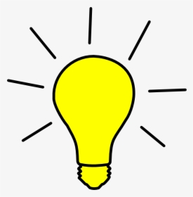 Yellow Light Bulb Clip Art, HD Png Download, Transparent PNG