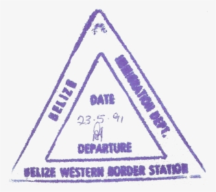 Belize Passport Stamp , Png Download - Immigration Stamps Png, Transparent Png, Transparent PNG