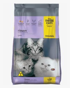Original Kittens - Meats - Three Cats Gatos Filhotes, HD Png Download, Transparent PNG