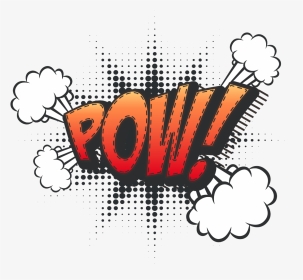 Pow Pow Hit Effect Comic Comics Emetcomics Sticker - Hit Effect Png, Transparent Png, Transparent PNG