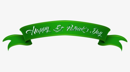 Happy St Patrick S Day Banner Clip Art - Free Clip Art St Patrick Day Banner, HD Png Download, Transparent PNG