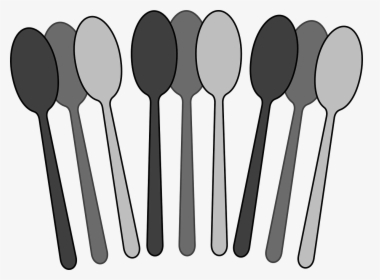Spoon, Silverware, Flatwear, Utensils, Metal Spoons - Spoons Cartoon, HD Png Download, Transparent PNG