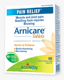 Arnicare Tablets Relieves Muscle And Joint Pain, And - Packaging And Labeling, HD Png Download, Transparent PNG
